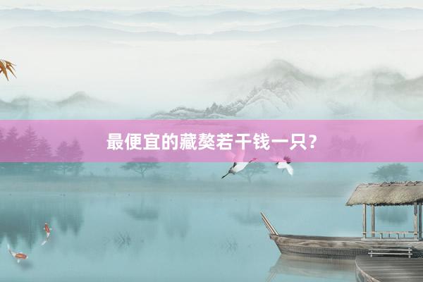 最便宜的藏獒若干钱一只？